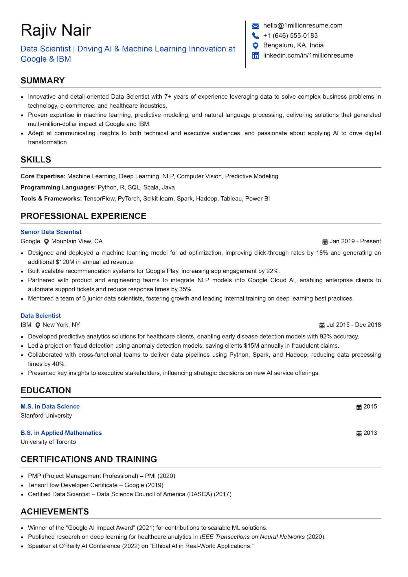 resume templates